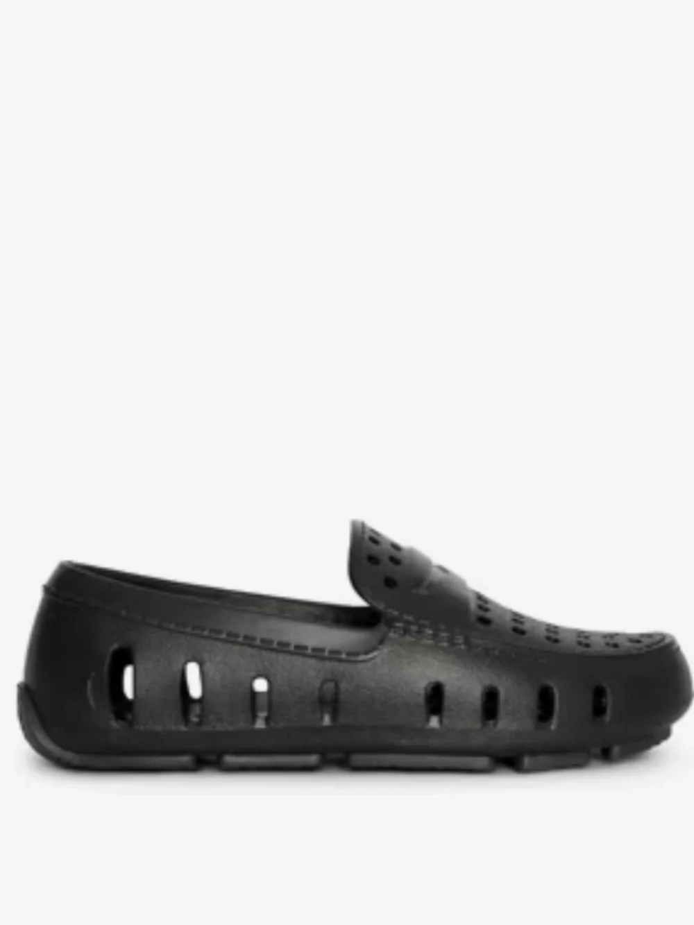 Floafers Black Prodigy Kid's Waterproof Perforated Loafers Size 10